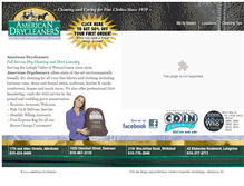 Tablet Screenshot of american-drycleaners.com